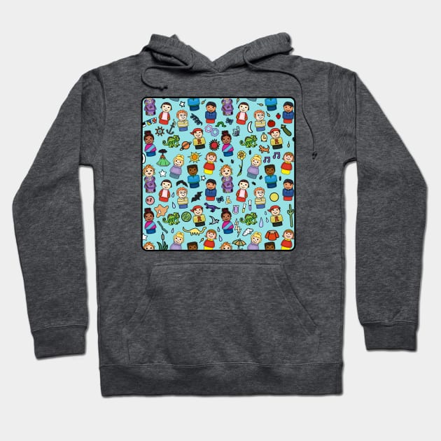 Little Magic School Bus Class Photo Hoodie by Slightly Unhinged